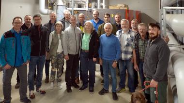 FDP Amberg-Sulzbach auf Besichtigung im Biomasse-Heizkraftwerk